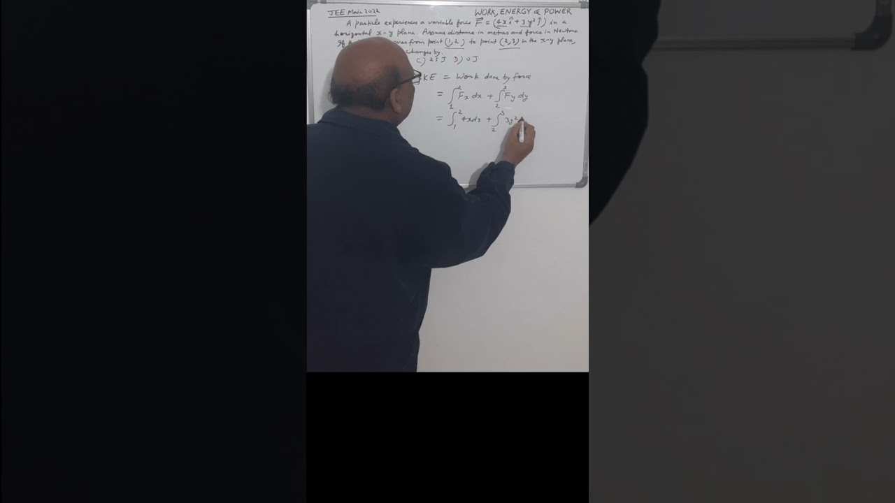 JEE MAIN 2022 II WORK ENERGY AND POWER II CLASS 11 PHYSICS 