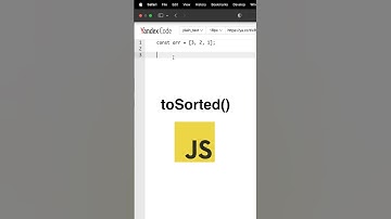 toSorted в javascript #js #javascript #it #dev