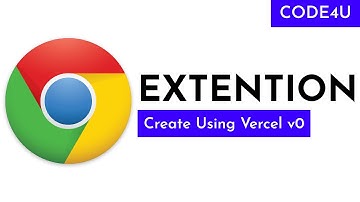 Create Chrome extension using vercel by V0
