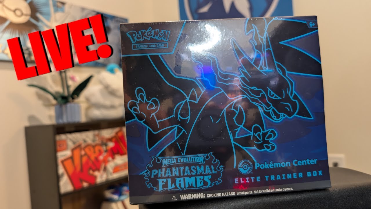 OPENING A PHANTASMAL FLAMES PC ETB & MORE LIVE!