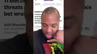 A History Professor Received Death Threats For Predicting Harris Win-Wait What Comedy