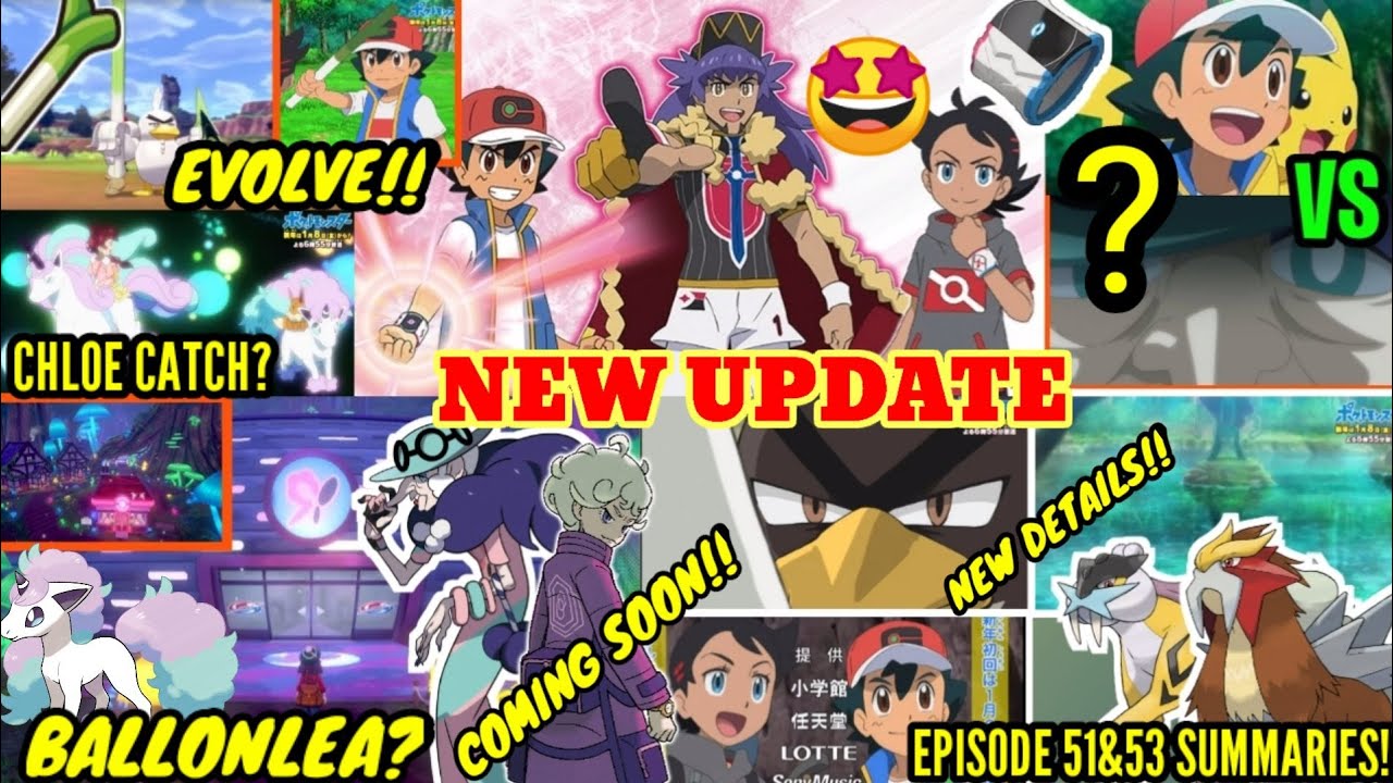 Pokemon Journeys New Update Ash Use His Dynamax Band Ash Vs Opal Episode 51 53 Summaries Episode 50 Youtube