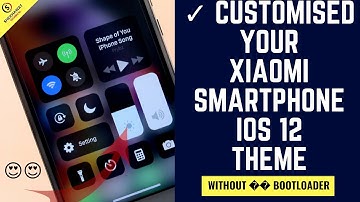 ✓ CUSTOMISED REDMI NOTE 4 OFFICIAL IOS 12 THEME | APPLY WITHOUT UNLOCKING BOOTLOADER 🔥🔥