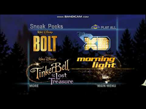 Sneak Peeks Menu from Return from Witch Mountain 2009 DVD