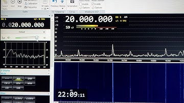 WWV time signal Colorado on 20 Mhz on Afedri SDR and SDR Console software