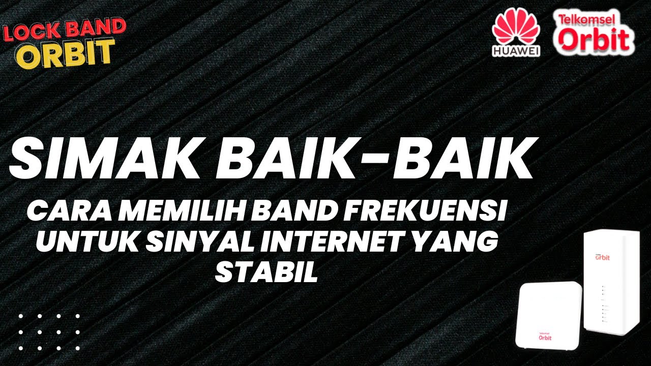 Rekomendasi LOCK Band Frekuensi Internet Modem Telkomsel Orbit Star 2 # ...