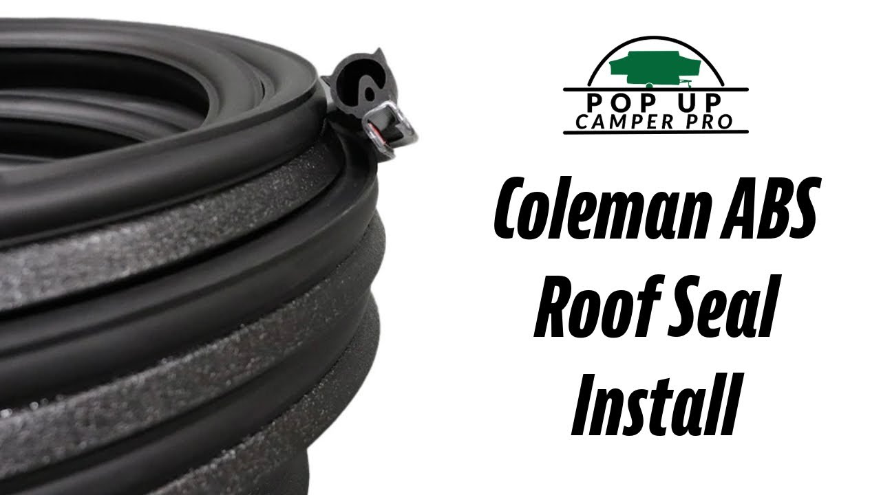 ⁣How to replace an ABS roof seal on a Coleman or Fleetwood pop up camper