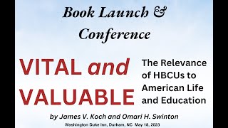 &quot;Vital and Valuable&quot; Book Launch and Conference, May 18, 2023
