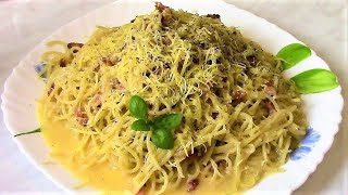 Паста карбонара . Как быстро приготовить вкусные спагетти карбонара . Паста карбонара . Как быстро приготовить вкусные спагетти карбонара .