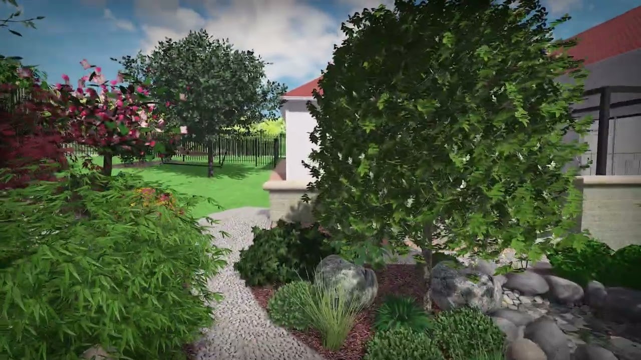 Pestrá zahrada do japonského stylu