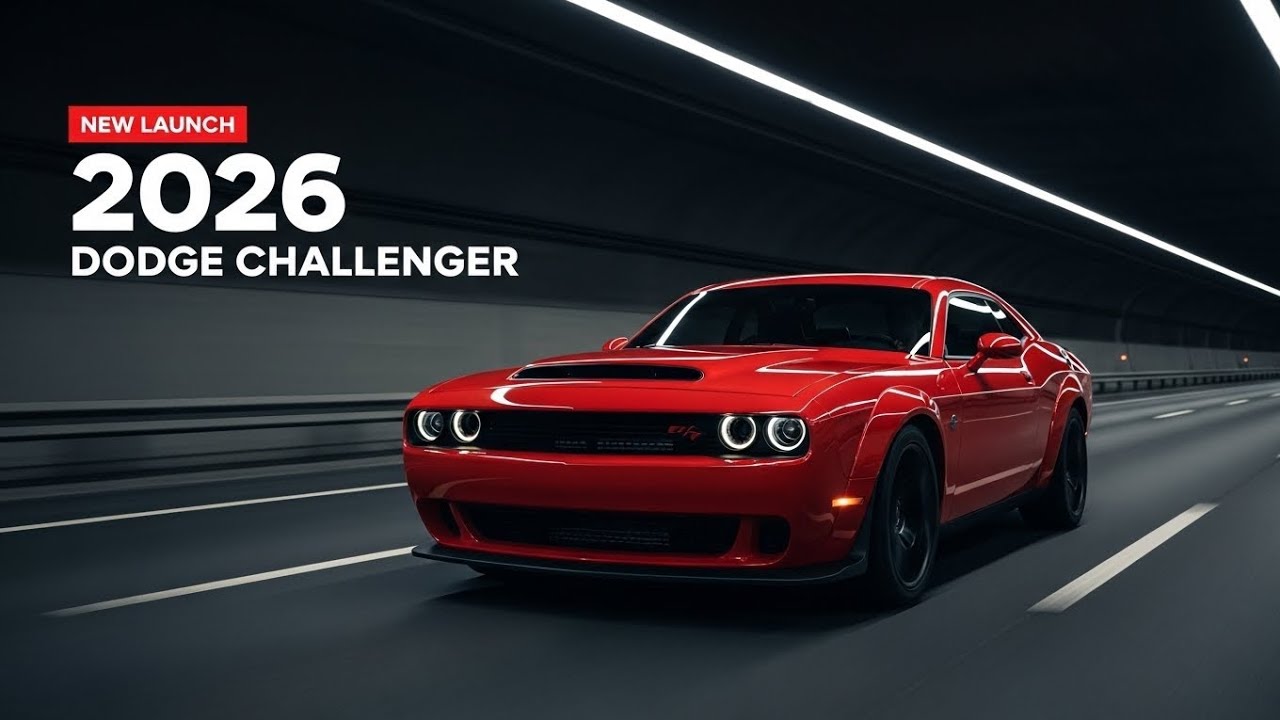 “2026 Dodge Challenger Red | Full Review | Muscle Car Interior, Engine & Performance!”/auto Rev Uk/