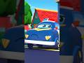 Wheels On The Police Car #shorts #preschool #cars #vehicles #shortfeed