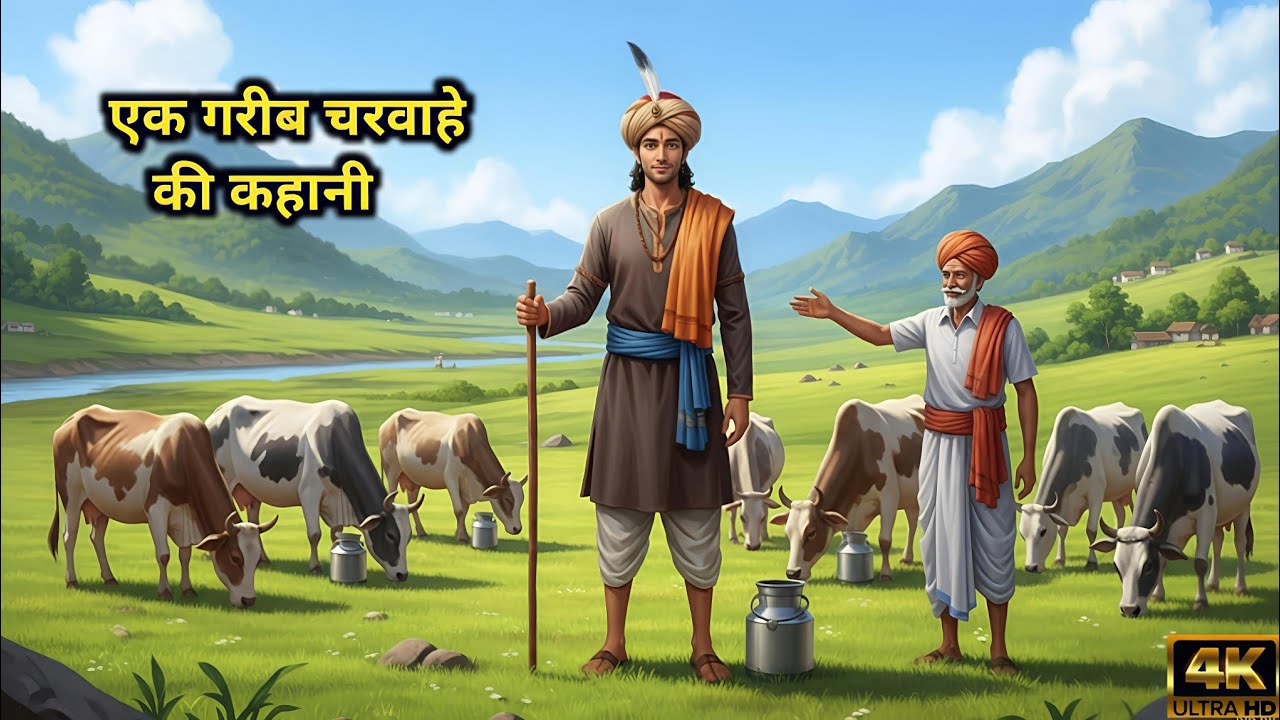 एक गरीब चरवाहे की कहानी। दूध से घी की असंभव चुनौती | सावित्री की बुद्धि ने दरबार हिला दिया।