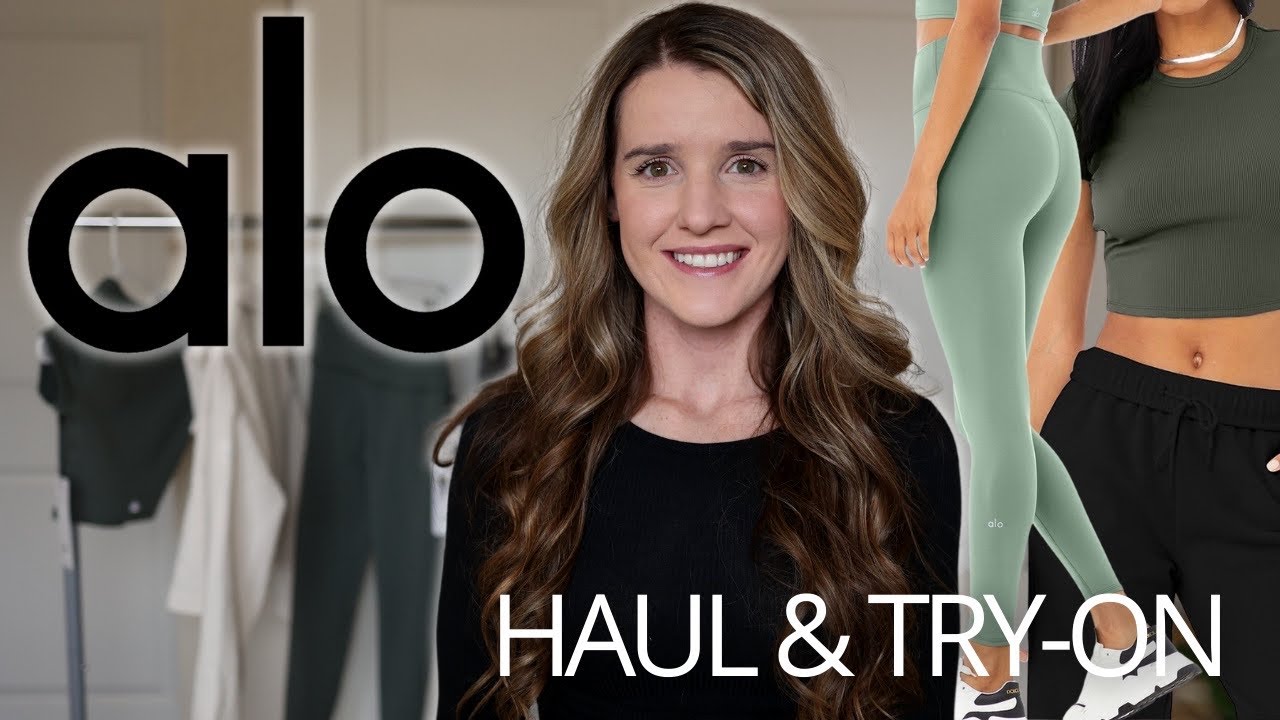 Alo Yoga Haul 🫧  Trendy Yoga Outfits