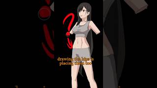 Mistake When Drawing Hips - Quick Art Tips #art #sketch #shorts #tutorial #drawingtutorial #anime