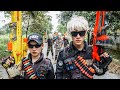 Special Police Black Dragon Warriors Skill Sniper Nerf Guns / Fight Bandits Hunter
 2