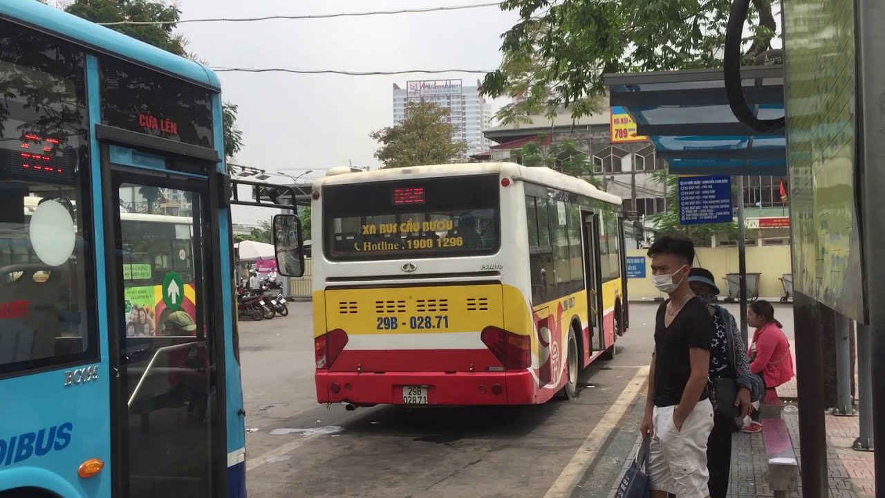 ĐIỂM TRUNG CHUYỂN BẾN XE GIÁP BÁT TP HÀ NỘI/ HANOI CITY BUSES AT GIAP BAT BUS STATION/ 5-2020