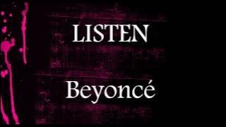 Listen - Beyoncé || Lower Key Karaoke (-4)