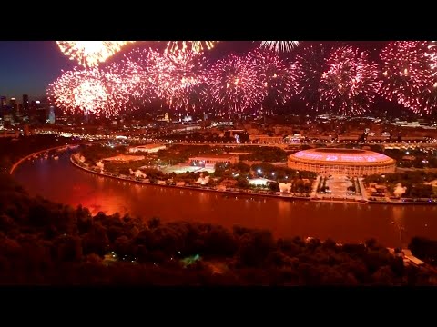 Video: Vatromet za Novu 2021. godinu u Moskvi