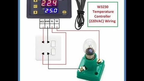 W3230 Temperature Controller Review, Wiring, Settings in Urdu/Hindi