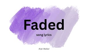 Alan Walker - Faded (Lyrics)