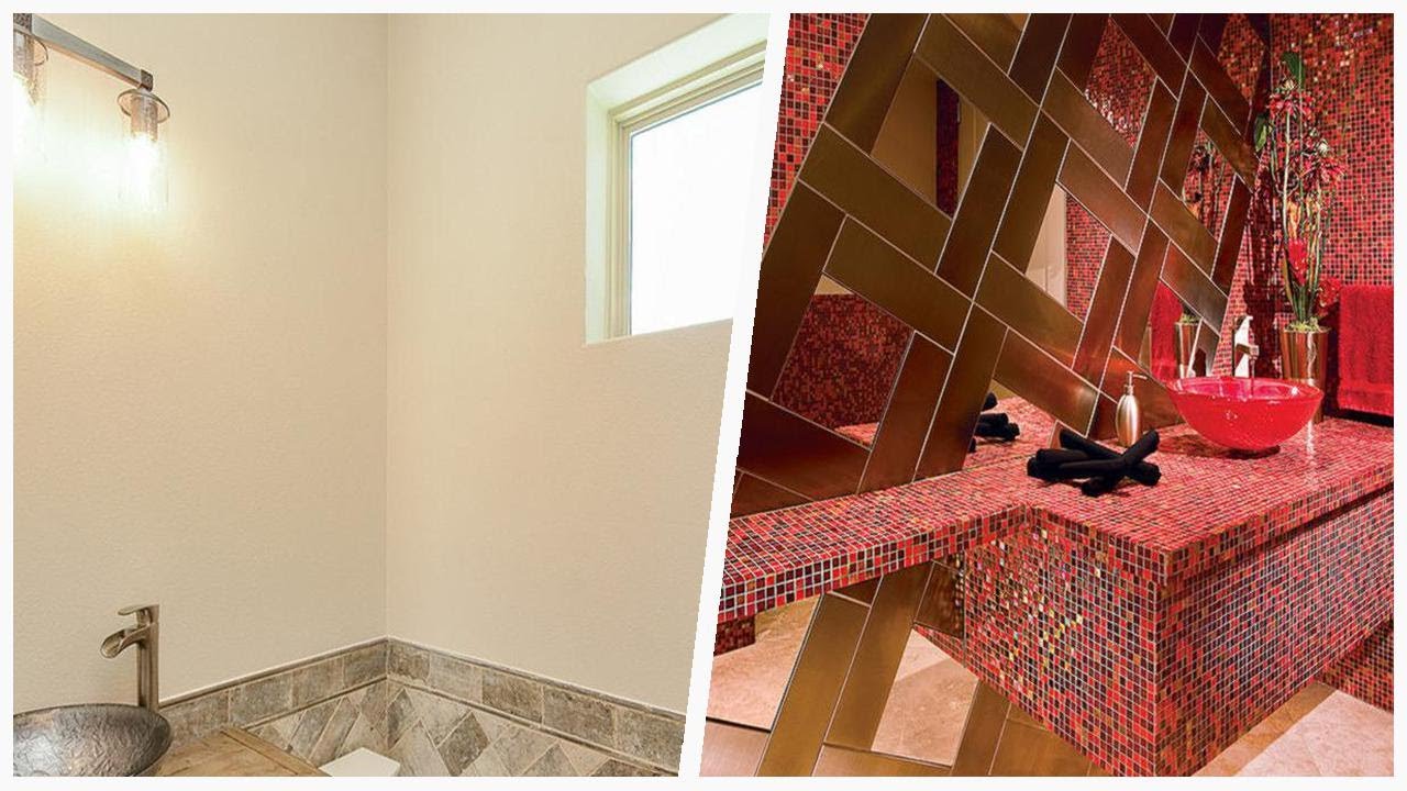 75 Luxury Travertine Floor Powder Room Design 💎 - YouTube