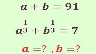 How to solve this wonderful rational algebra problem | Olympiad Question | a=?,b=?