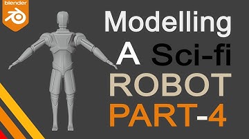 Speed Modelling a Robot in blender - Part - 4 (Creating the Hands base model )