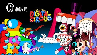 어몽어스 vs Evolution Monster The Amazing Digital Circus - Crew Among Us Funny Animation Cartoon