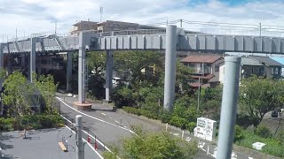 湘南モノレール・湘南江の島発 大船行き車窓(左側)　2023年9月6日