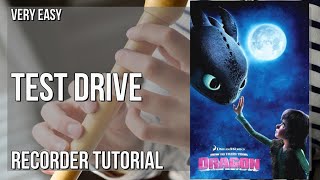 Download Lagu How to play Test Drive (How to Train Your Dragon) by John Powell on Recorder (Tutorial) MP3