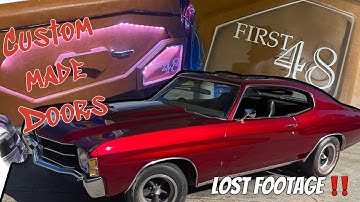 Making Custom Door Panels for my 1971 Chevelle SS‼️Part 1