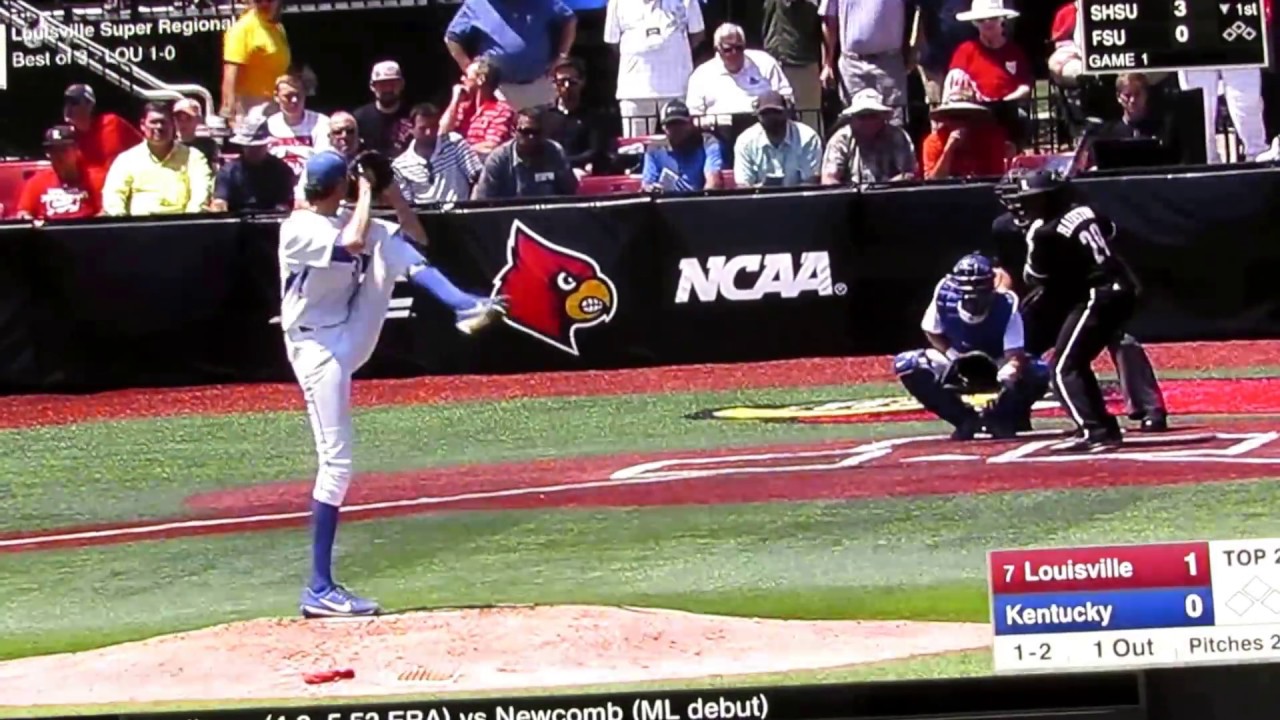 Louisville's Hairston hits bouncer over 6'11" Sean Hjelle (6/10/17)