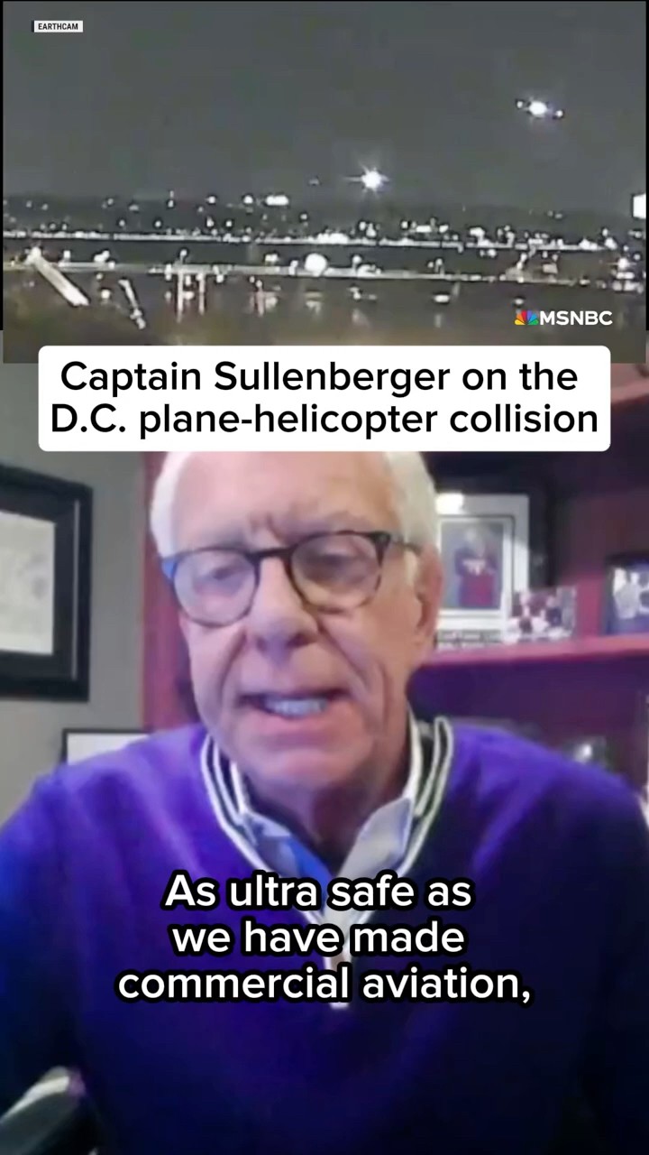 Captain Sullenberger on the D.C. plane helicopter collision