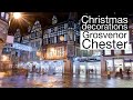 Christmas in grosvenor shopping centre  chester uk  family pop tv