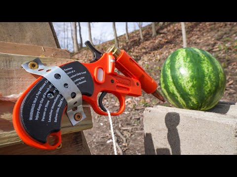 REAL Ammo In a Flare Gun?! (IT WORKED)