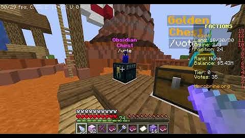 Opening 64 Golden Chest Keys in (mc.herobrine.org) Hades Faction Part-2