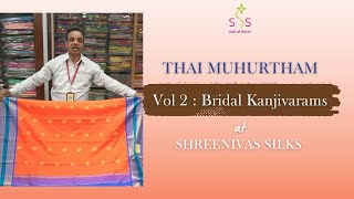 Download Lagu Thai Muhurtham special Vol. 2 | Bridal Kanjivarams | In-Store Showcase #shreenivassilks MP3