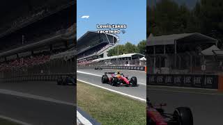 LEWIS TAKES THE LEAD IN BARCELONA! 🔥