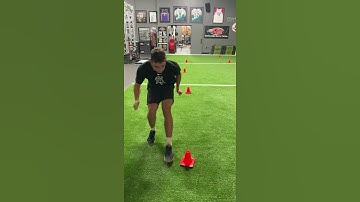 8 Cone Snake Drill Backpedal Sprint Backpedal