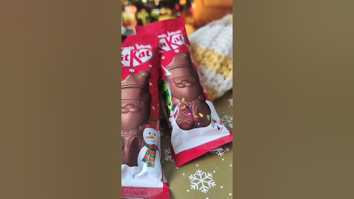 kit kat Santa chocolate #candy #asmr #chocolate #food #milka #kitkat