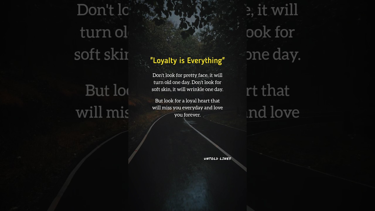 Loyalty is everything ❤️ 