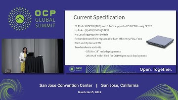 OCPSummit19 - EW: Telco & openEDGE - AT&T Spec Update