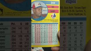 TIM RAINES 1991 FLEER BASEBALL CARD 💪⚾💯