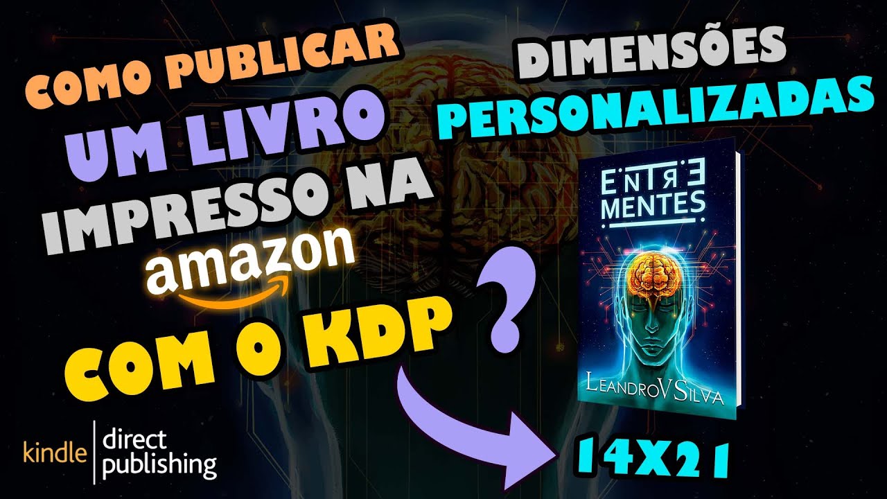 Como publicar um livro impresso (CAPA COMUM) na AMAZON com o  KDP? | DIMENSÕES PERSONALIZADAS