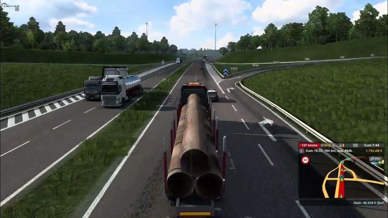 Euro Truck Simulator 2 - Jönköping to Odense - 75 DLC v1.46.2.11s - YouTube