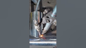 Pipe bending platform laser welding effect... Customized welding automation equipment #laserwelding