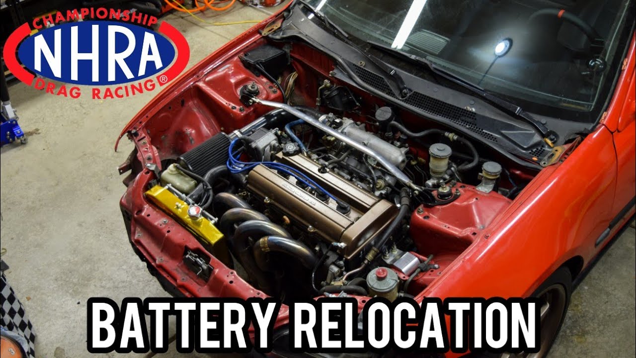 Battery Relocation On Project Civic Ej1- NHRA Approved (pt. 2 Wiring