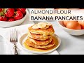 ALMOND FLOUR BANANA PANCAKES | healthy recipe (with Happy Egg)