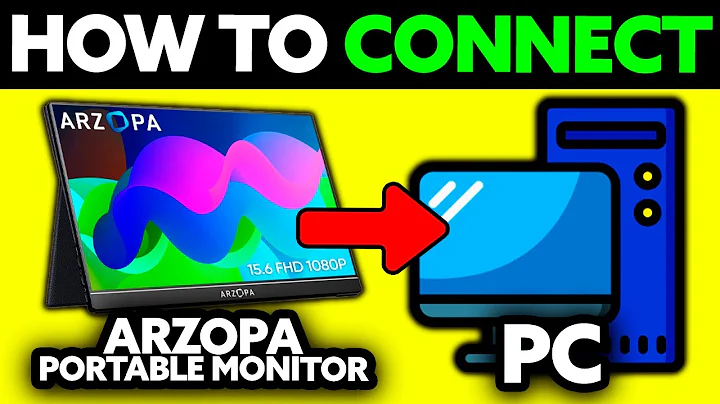 How To Connect Arzopa Portable Monitor to PC (2025) - Step by Step